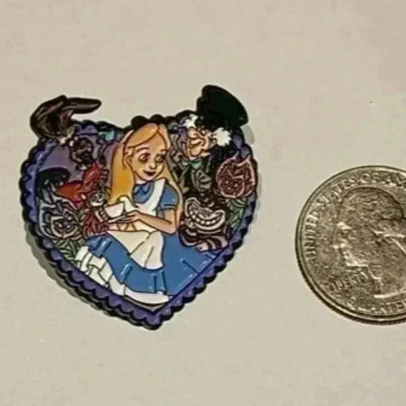 Alice in Wonderland: Classic Storybook Enamel Pin - Picture 4 of 5